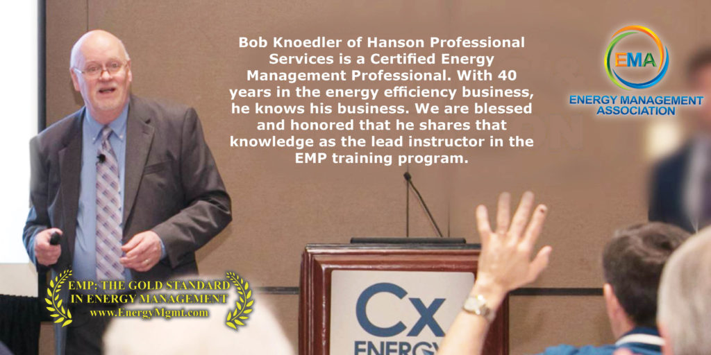 Hanson Professional Services has Energy Management Professionals (EMPs) on Staff