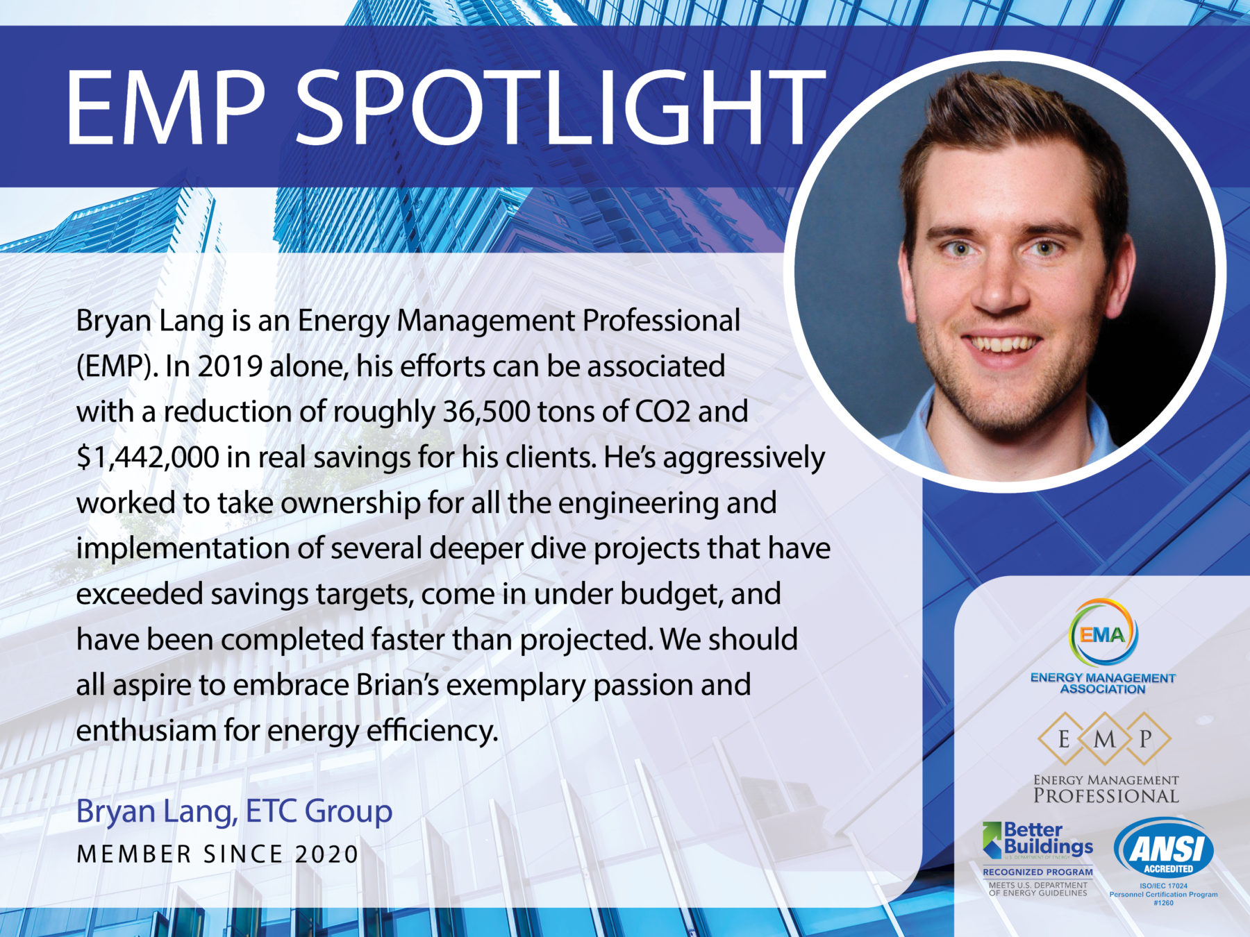 EMP Spotlight Bryan Lang ETC Group