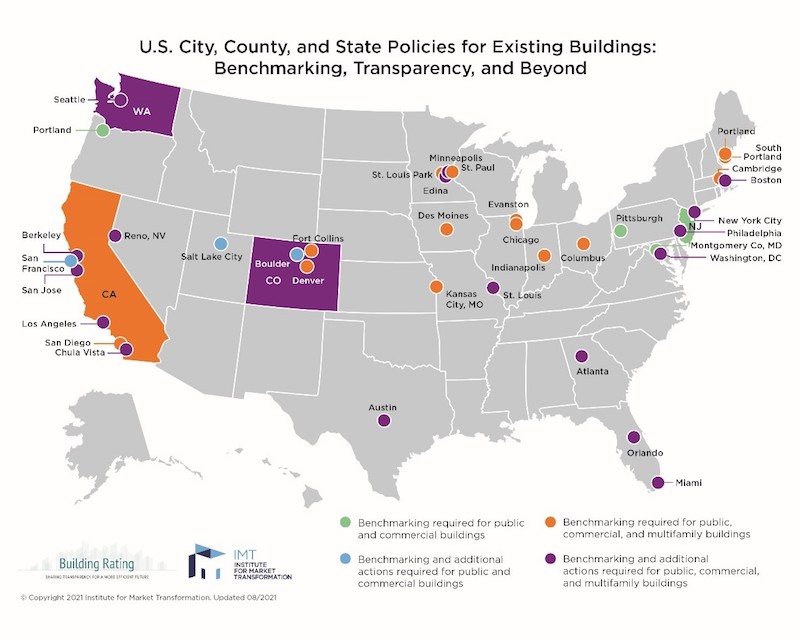 This articles highlights state laws and energy benchmarking